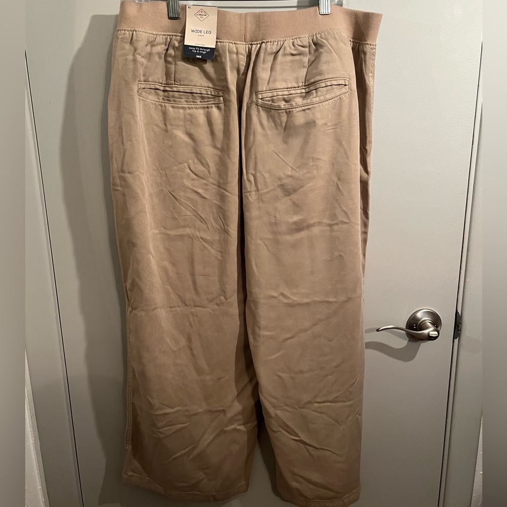 3 NEW Pairs of Pants- St. John's Bay Wide Leg Crop High Rise Pants - Picture 14 of 16